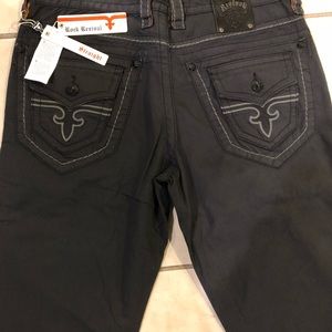 NEW MEN'S ROCK REVIVAL COTTON JEAN